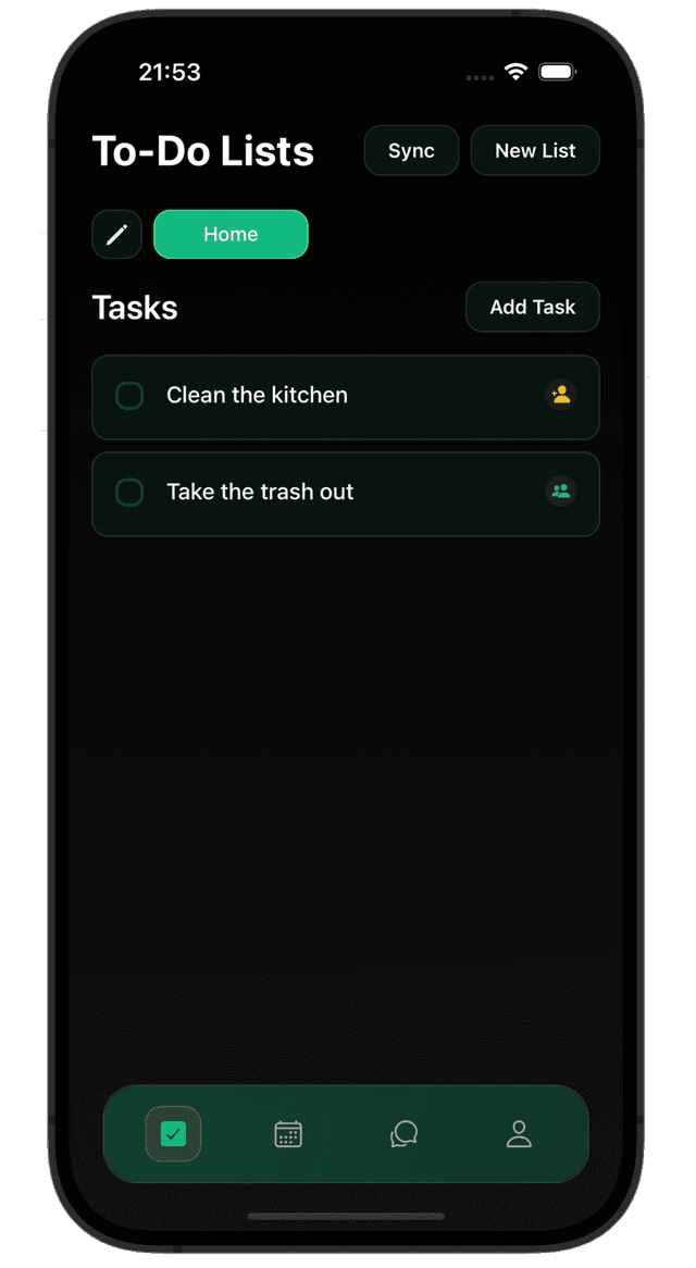 To-Do Lists screenshot